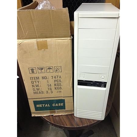 Beige Full/Mid AT Computer Tower Case - Build a Vintage PC