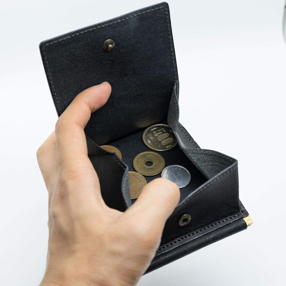 ヒズファクトリー 小銭入れ付きマネークリップ (クロ) Amazon | ヒズファクトリー 小銭入れ付きマネークリップ (クロ) | HIS