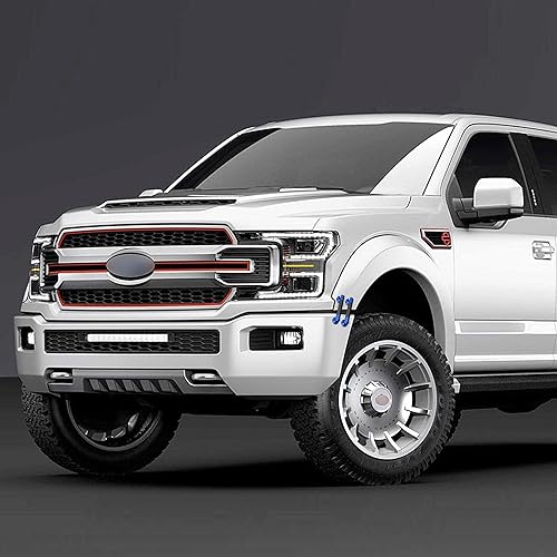 Vista 40 de TOMALL 2 piezas de 1.772 in para parachoques delantero y trasero ajustable para automóvil, barra de soporte de puntal de fibra de carbono, oro