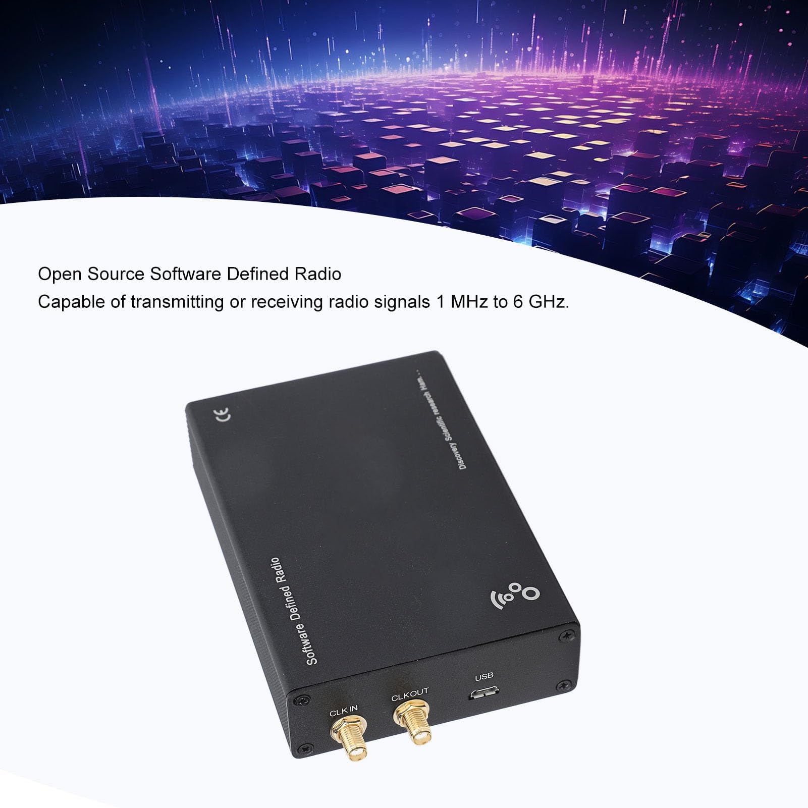 1 MHz-6 GHz SDR Platforma Radiowa Typu Open Source Złącze Antenowe żeńskie SMA Zasilany Przez USB (Typ 3)