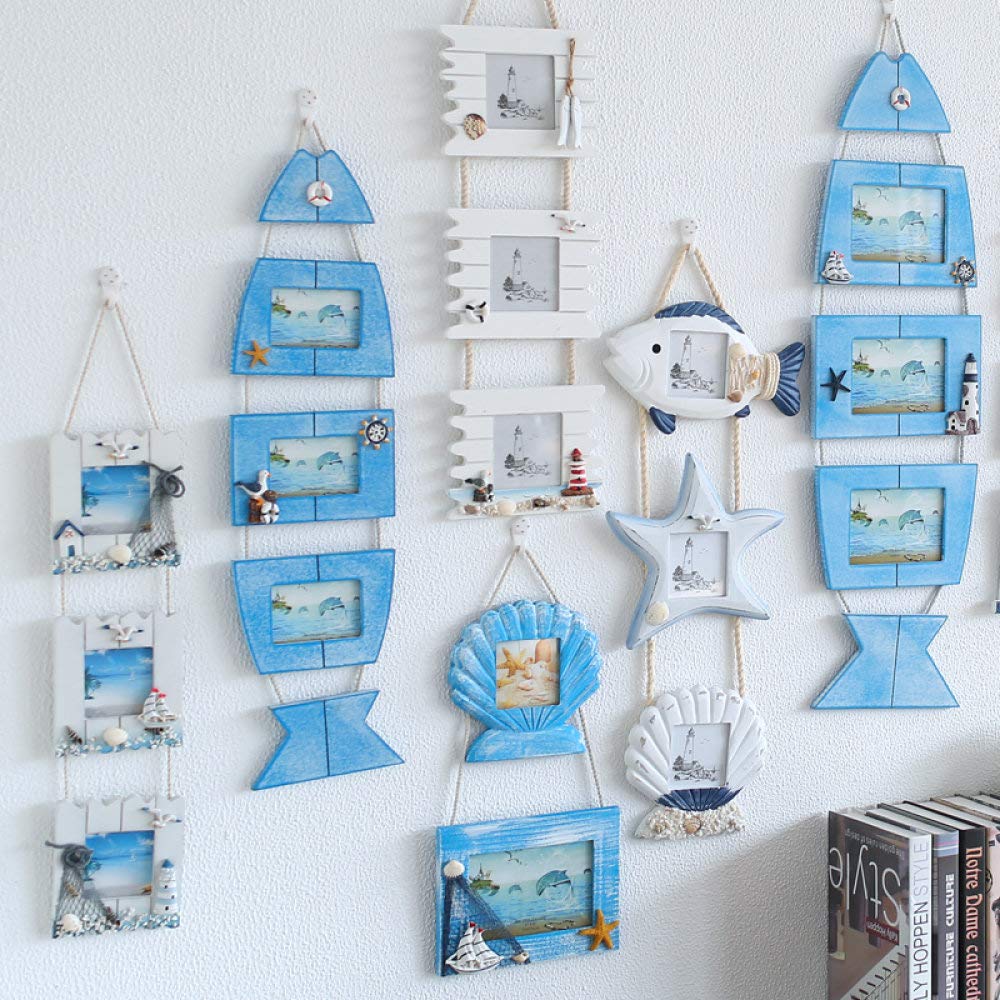 Combinaison de cadre photo bois décoration murale