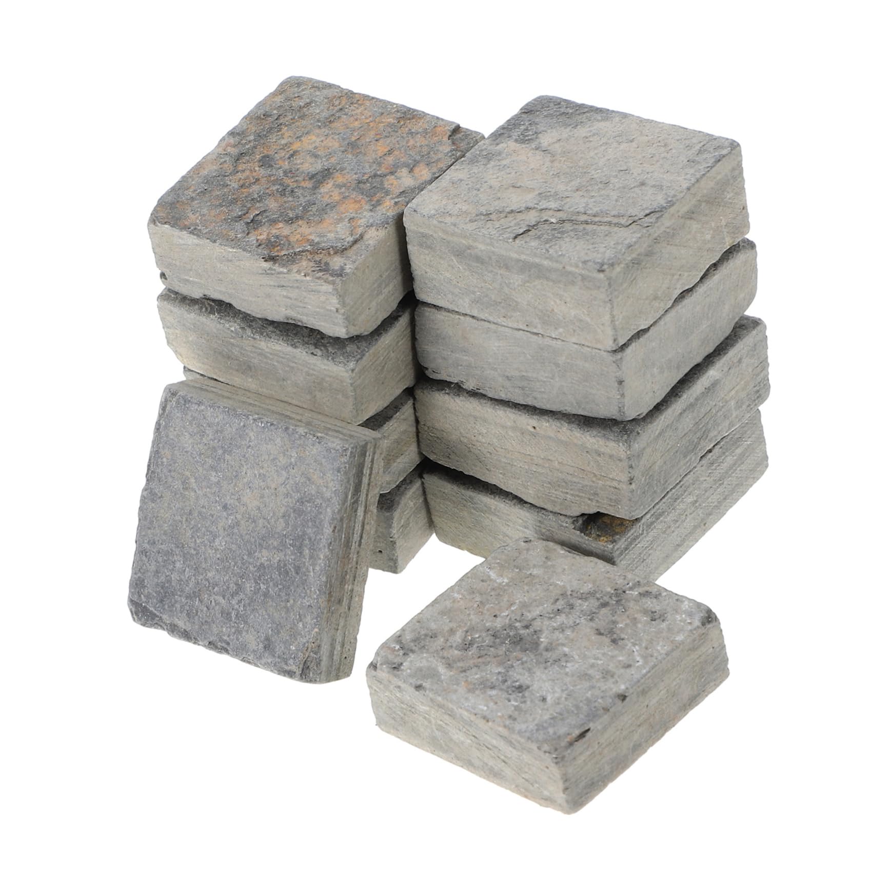 POPETPOP10pcs Turtle Set Floor Tiles Fish Tank Terrarium Decor Terrarium Supplies Natural Stone for Aquarium Turtle Tank Decor Aquarium Stones Aquarium Landscape Stone Rock