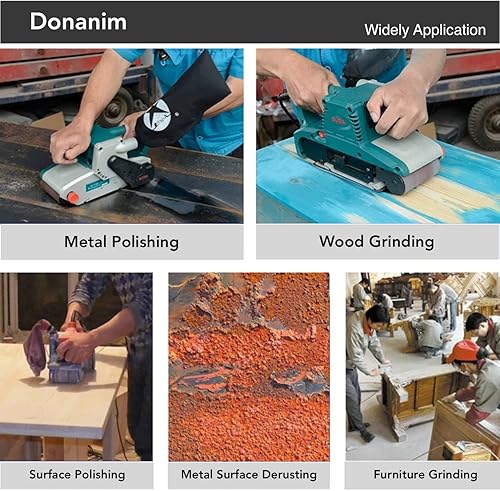 Miniatura 6 de Sanding Belts - Papel lijador de carburo de silicio de 3 x 21 pulgadas, 4 piezas de cada uno de 600, 800,1000 granos finos surtidos para lijadora de