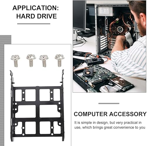 Miniatura 6 de 3pcs SSD soporte SSD PC disco duro ordenador montaje computadora disco duro rack