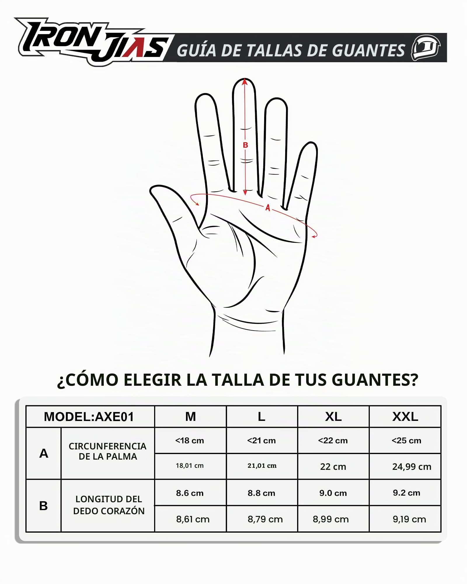 IRON JIA'S Guantes Invierno para Motocicleta para Hombre, Impermeables y Resistentes Level 1 KP al Viento, Ligeros y Cálidos Guantes de Pantalla Táctil, Adecuados para Motociclismo, Esquí-Negro-XL