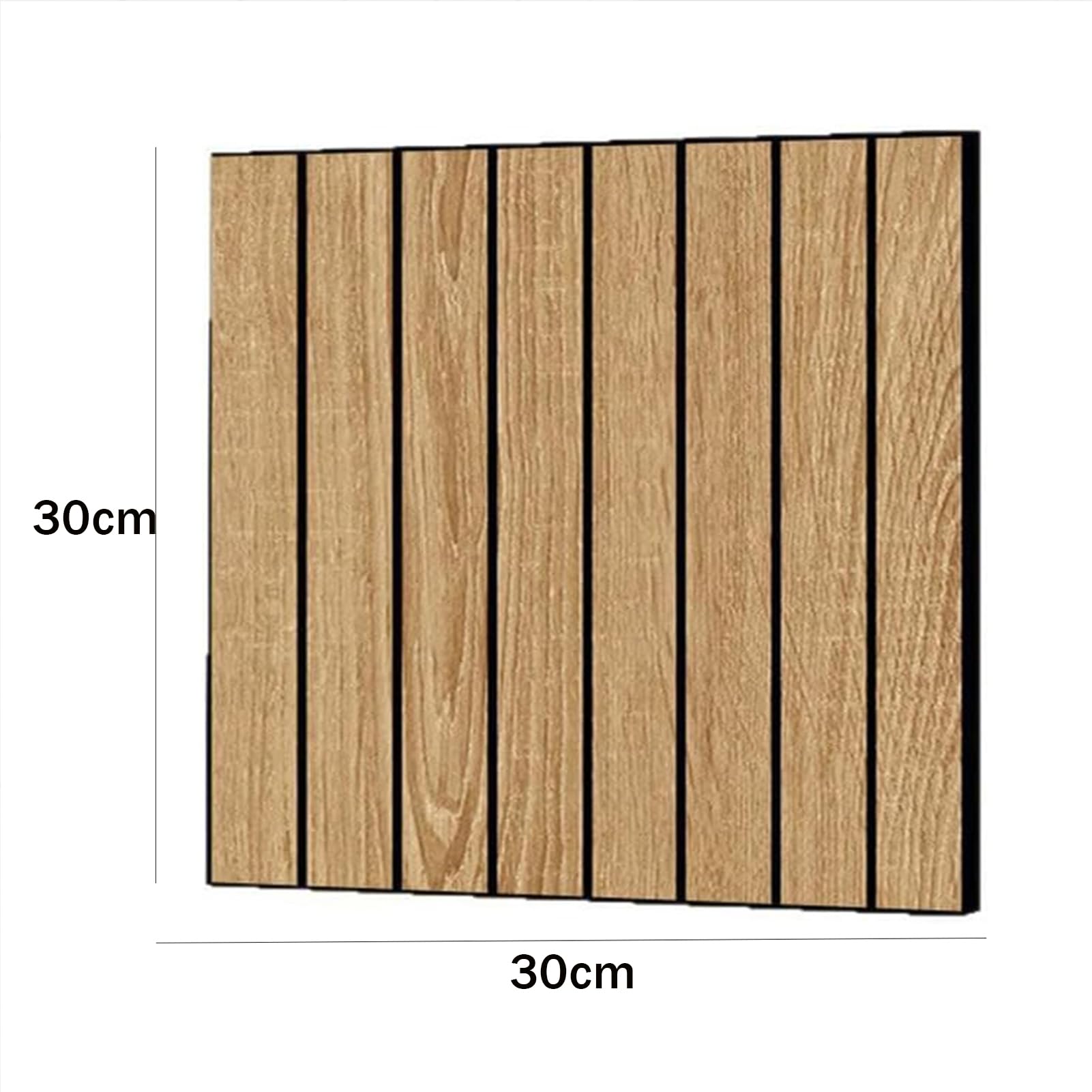 Paneles Decorativos para Pared Madera 30X30cm Revestimiento De Paredes PVC Rollo Madera,C,30X30cm