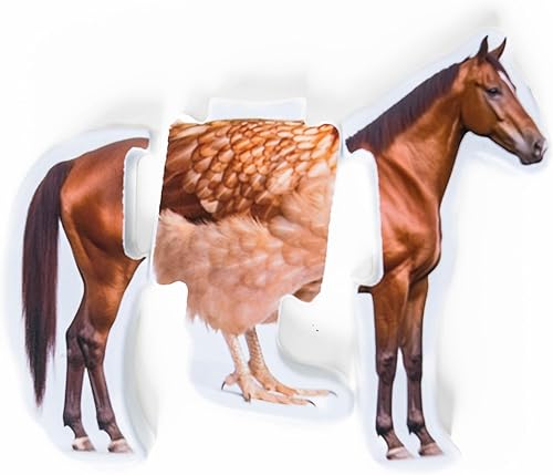 Miniatura 9 de Rompecabezas de madera Montessori para niños pequeños de 1 a 3 años  Rompecabezas realista con forma de animal de safari grueso  Juguete educativo