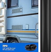 Vista 6 de Moldura de inserción para moldaje de RV Moldura de tapa de tornillo para RV Moldura de canaleta para RV Moldura exterior para cámper de 7/8