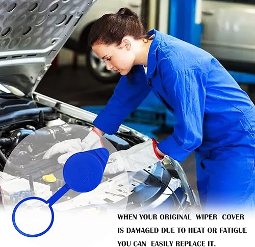 Miniatura 6 de Tapa de depósito de líquido del limpiaparabrisas, tapa de repuesto para tapa de líquido del limpiaparabrisas KT1Z17632A, CP9Z-17A605-A compatible