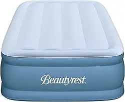 Beautyrest Colchão Sensa-Rest Air Bed com bomba embutida e suporte de borda, 35,56 cm Twin