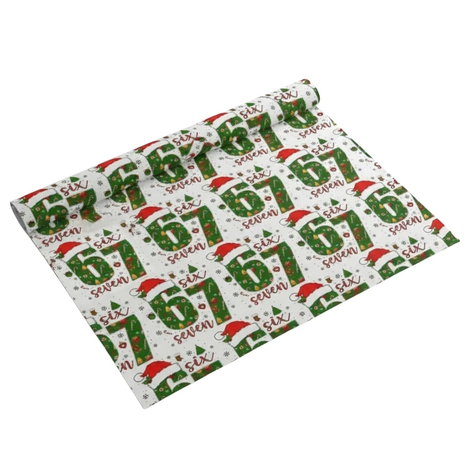 Carta da Regalo Natalizia Carta da regalo divertente for le feste, carta natalizia for decorazioni natalizie(White 50x180cm 2pcs)