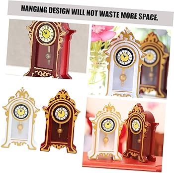 Amazon.co.jp: STAHAD 2個 ミニチュアホールクロック 小さなおじいさん