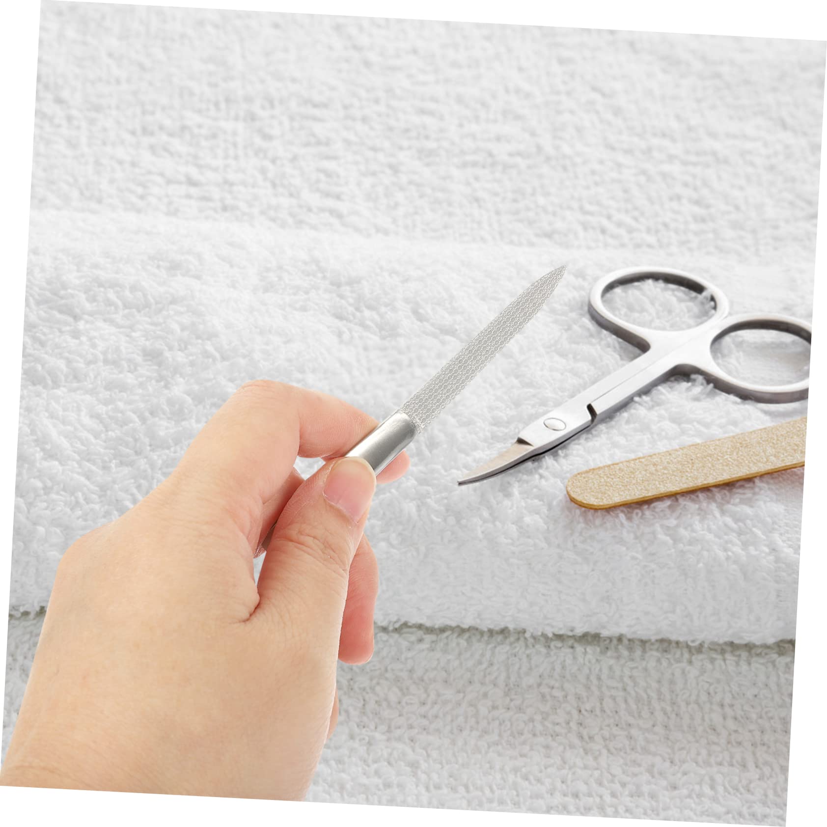 minkissy Pezzi Lima Per Unghie In Metallo Lima Per Unghie E Buffer Lima Per Unghie Elettrica Levigatrice Per Unghie Lima Per Unghie In Acciaio Inossidabile Para Uñas Tamponi Per Unghie