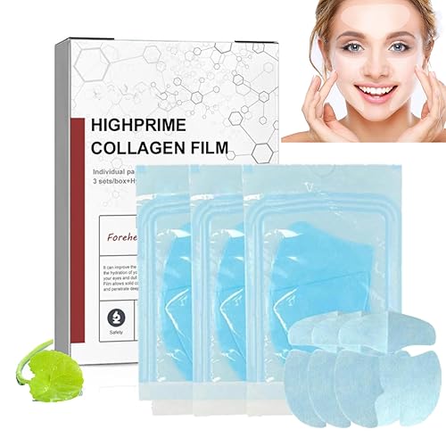 Película de colágeno derretida, máscara de película de colágeno Highprime, película de suplemento de colágeno soluble, máscara antienvejecimiento
