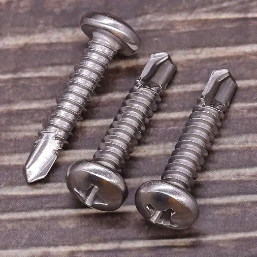 Tornillo Autoperforante #10 x 3/4" Cabeza Plana Phillips 100 Pzs miniatura 2