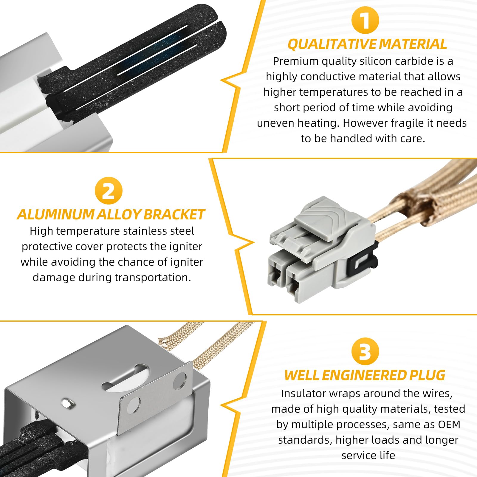 Accenditore Gamma Stufe Forno Sostituisce Kenmore Sears Frigidaire # 41 - Foto 10