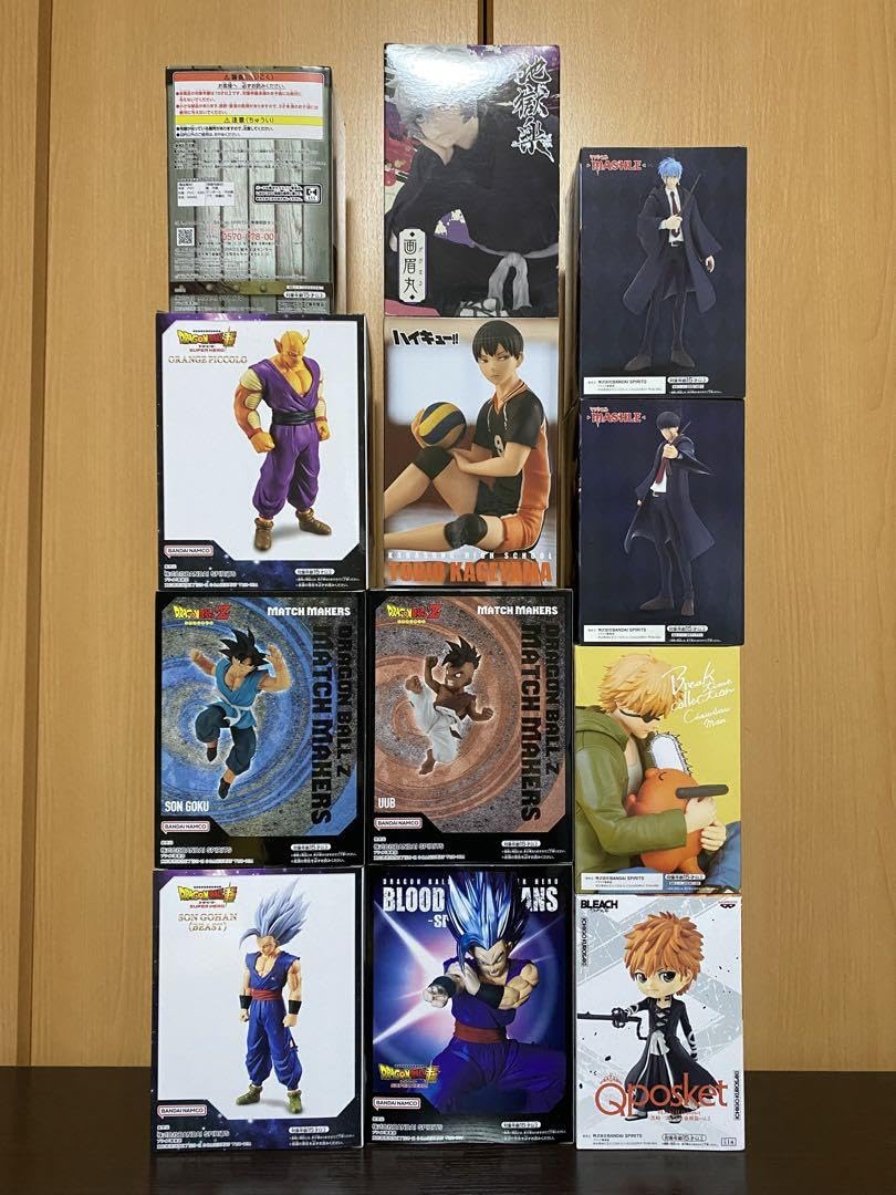 Amazon.co.jp: 少年ジャンプ系 プライズフィギュア 12点セット : おもちゃ