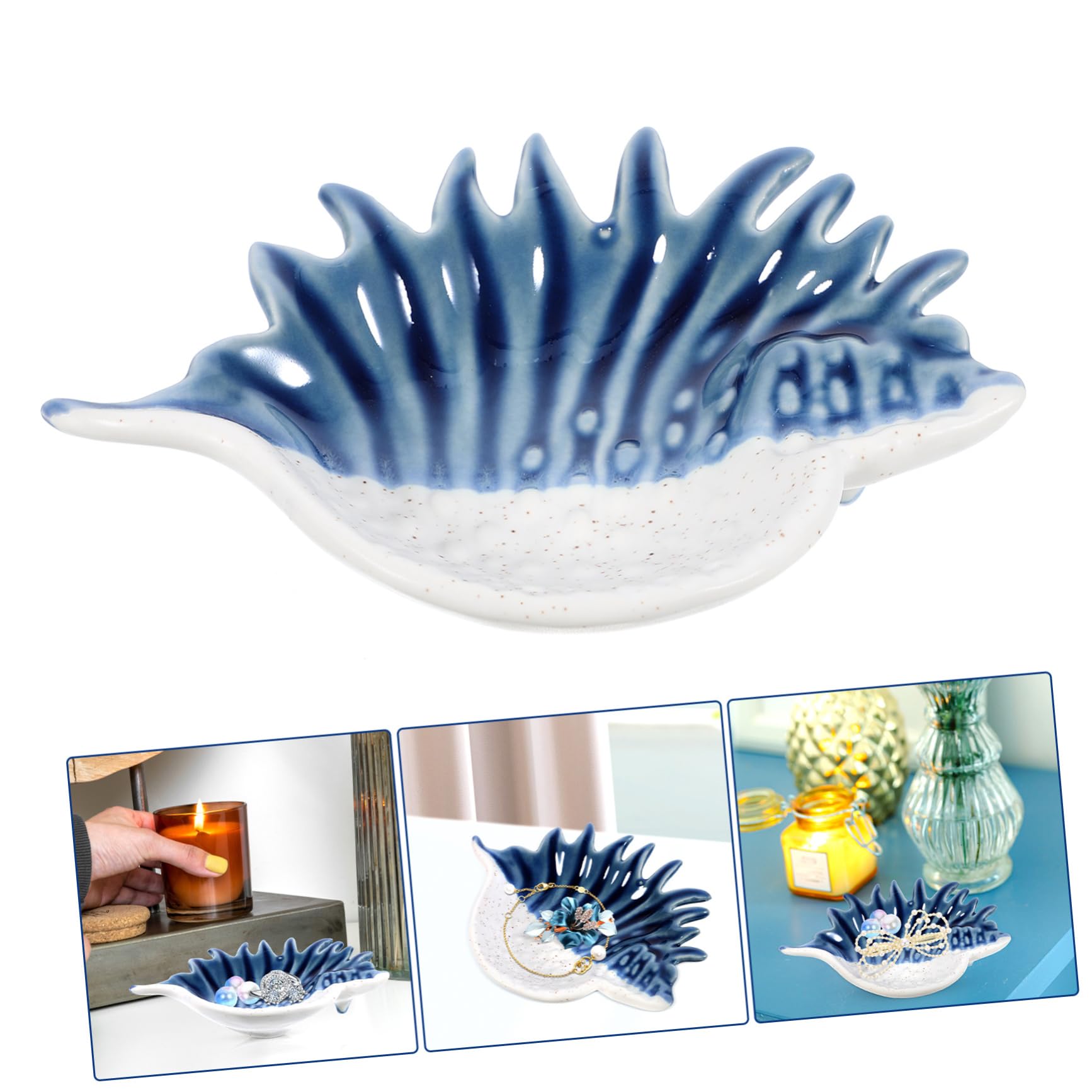 ⭐️ジュエリートレイ リングディッシュ セラミック 小物入れ 黒 激安