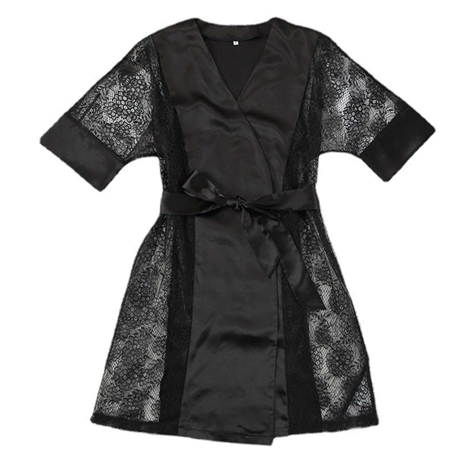 Chemise de nuit ample pour vos soirées de détente, peignoir mi-long