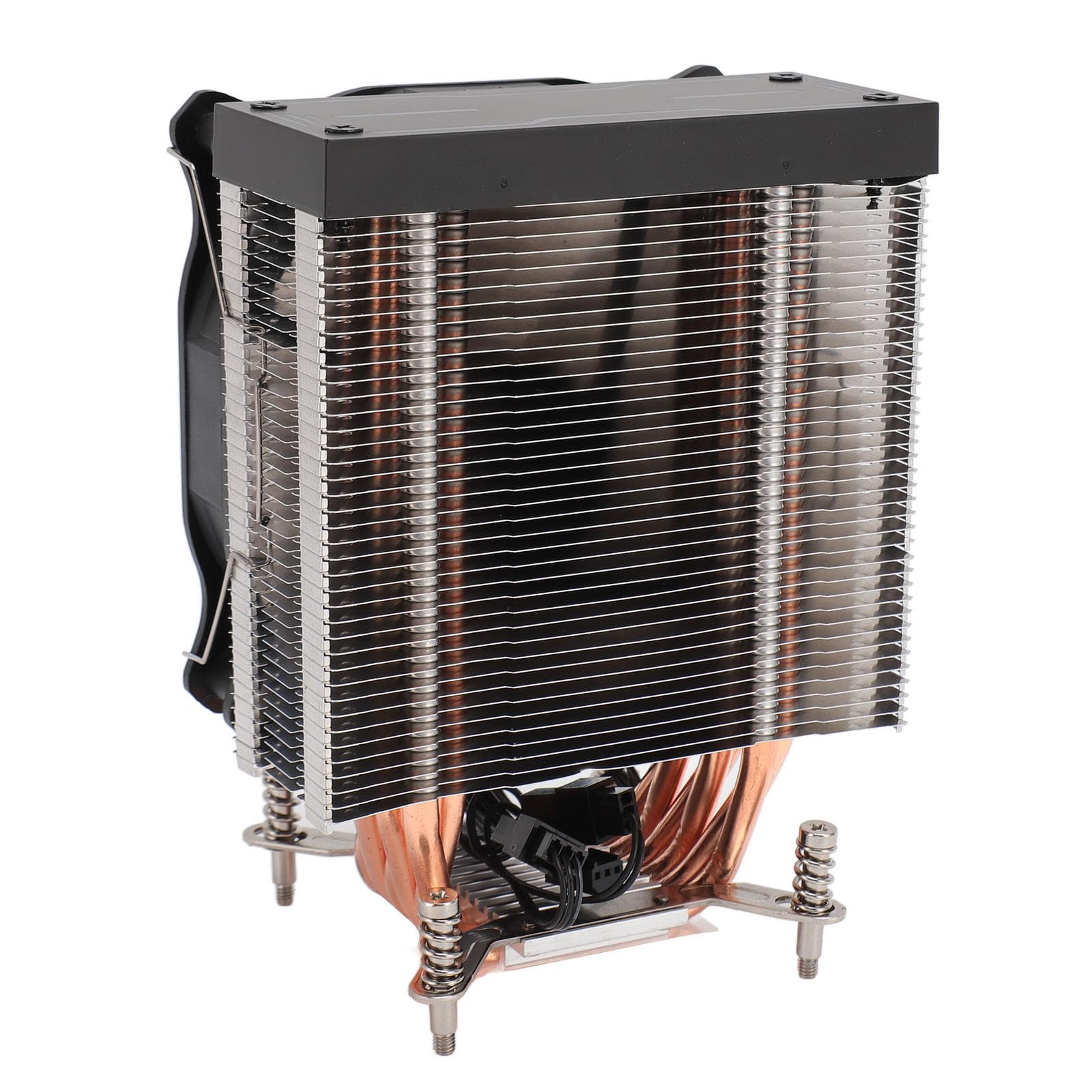 Ventola di raffreddamento CPU 4,72 pollici 6 di calore Raffreddatore d'aria silenzioso da 120 mm 1500 giri/min Cuscinetto idraulico Luce colorata per computer desktop 2011