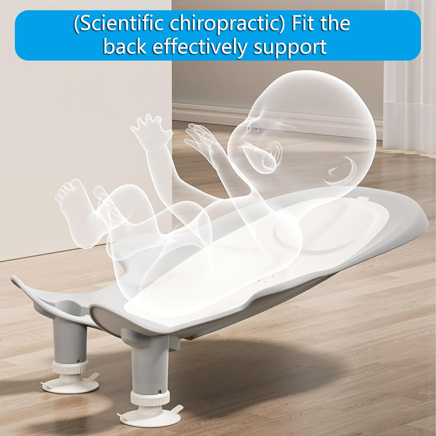 Portable Baby Bath Aid Multifunctional Infant Bath Basin Adjustable for Home Use on Counter Sink or Bathtub