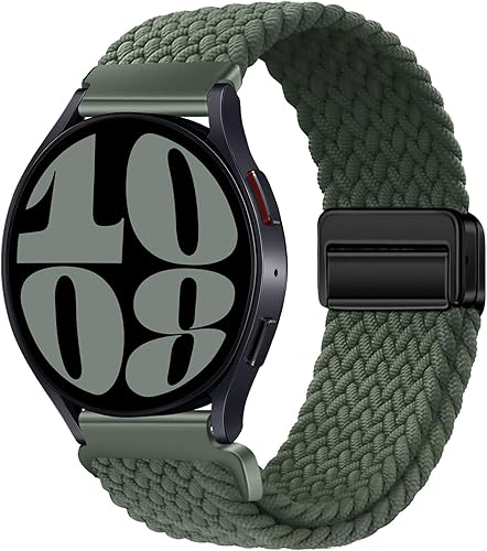Vista 26 de Correa magnética de 20 mm compatible con Samsung Galaxy Watch 4 5 6 7 de 40 mm, 44 mm/Watch 4 6 Classic de 42 mm, 46 mm, 43 mm, 47 mm/Watch 5 Pro