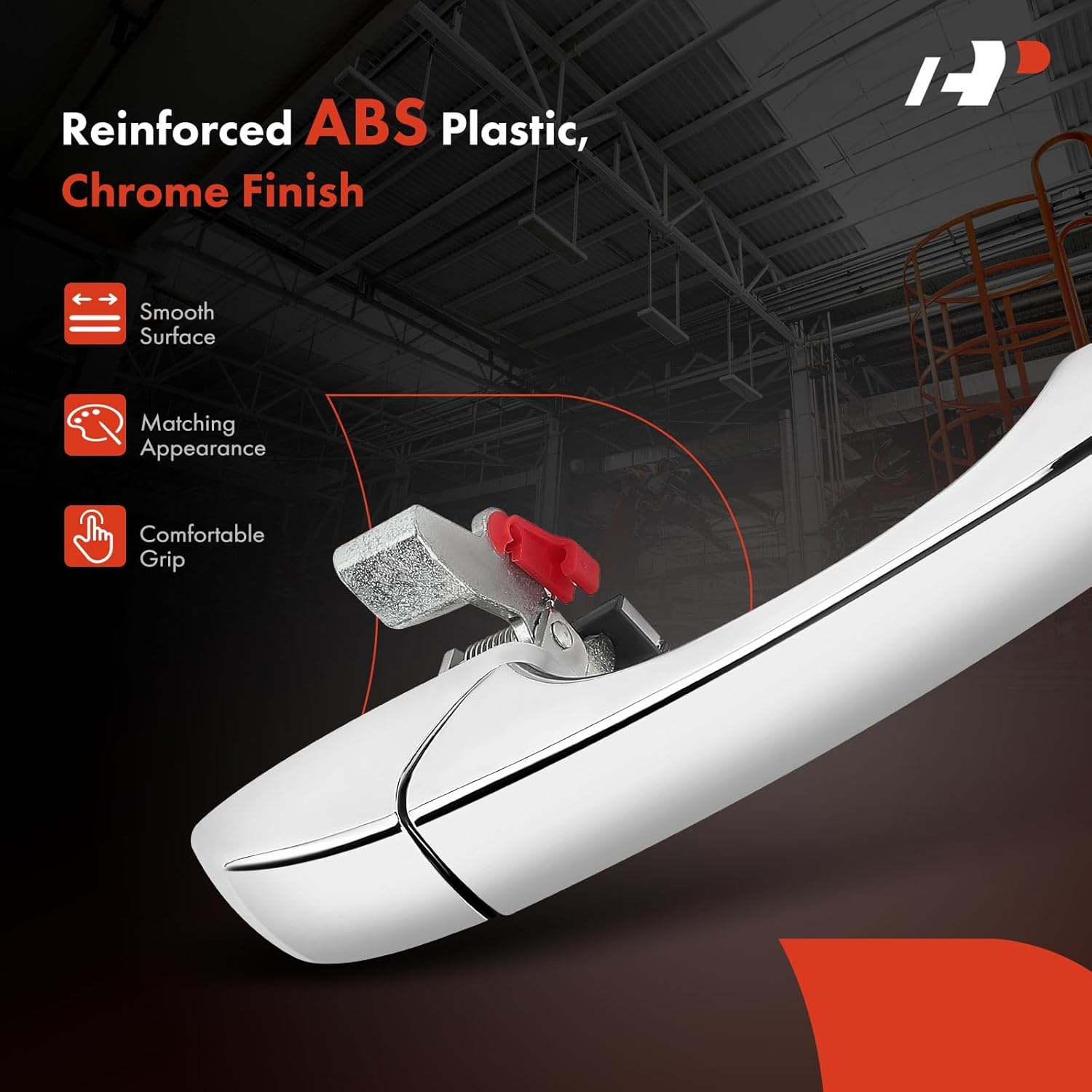 A-Premium - Exterior Door Handles Front Rear Driver Passenger - Compatible with Chrysler & Dodge Models - 300 2005-2010, Magnum 2005-2008 - Replace# 5065801AG 4589009AH CH1310142