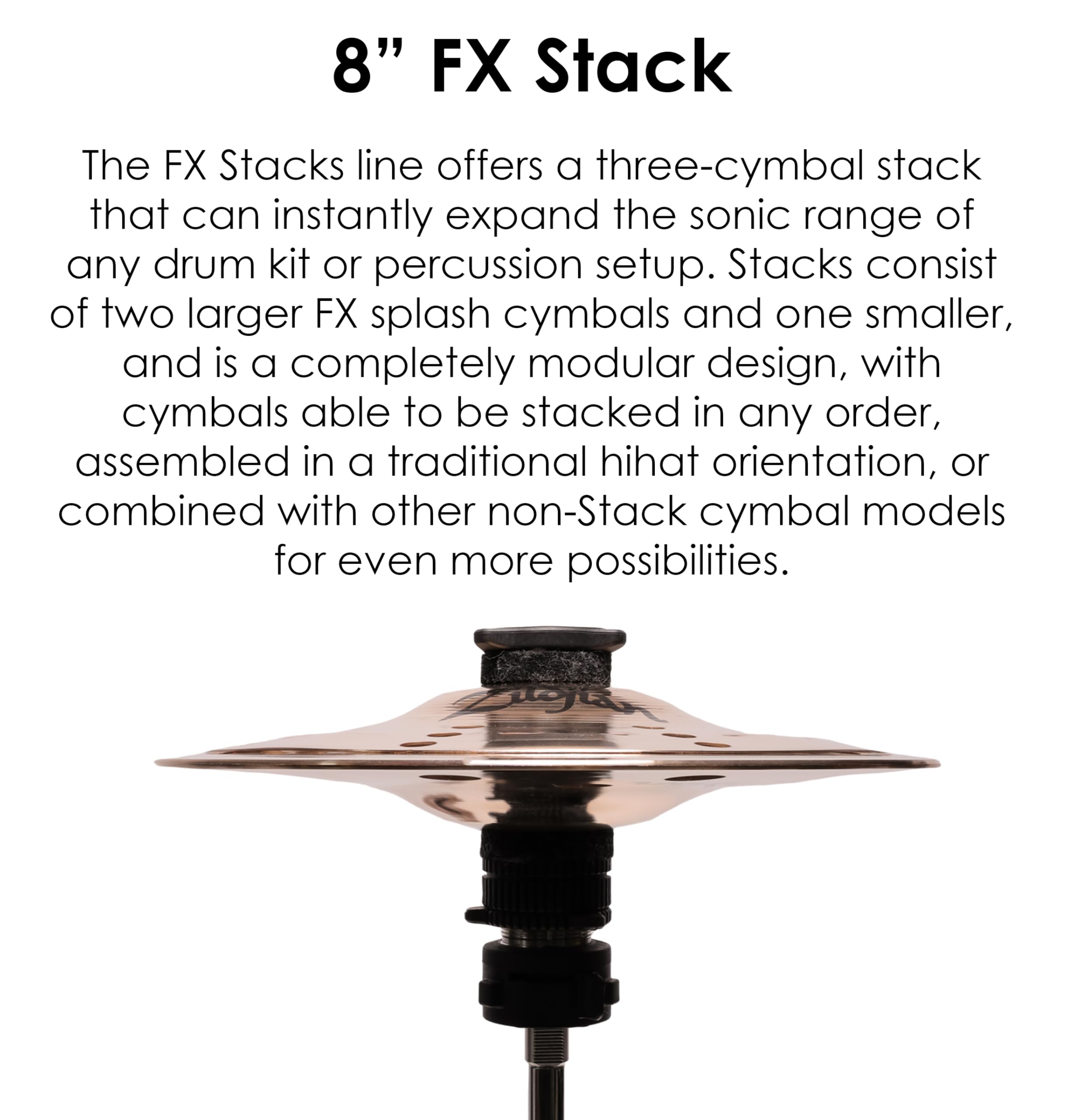 Zildjian FXSTK8 FX Stack 8" - Effekt Becken