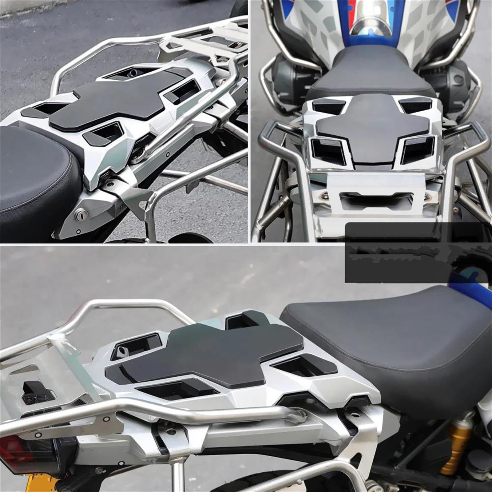 Coda Coprisedile Carena Copertura Posteriore Per Sella Moto Per BMW R1200GS R1250GS Adventure R 1250 1200 GS/ADV LC Kit Portapacchi Per Sella Passeggero(Nero)