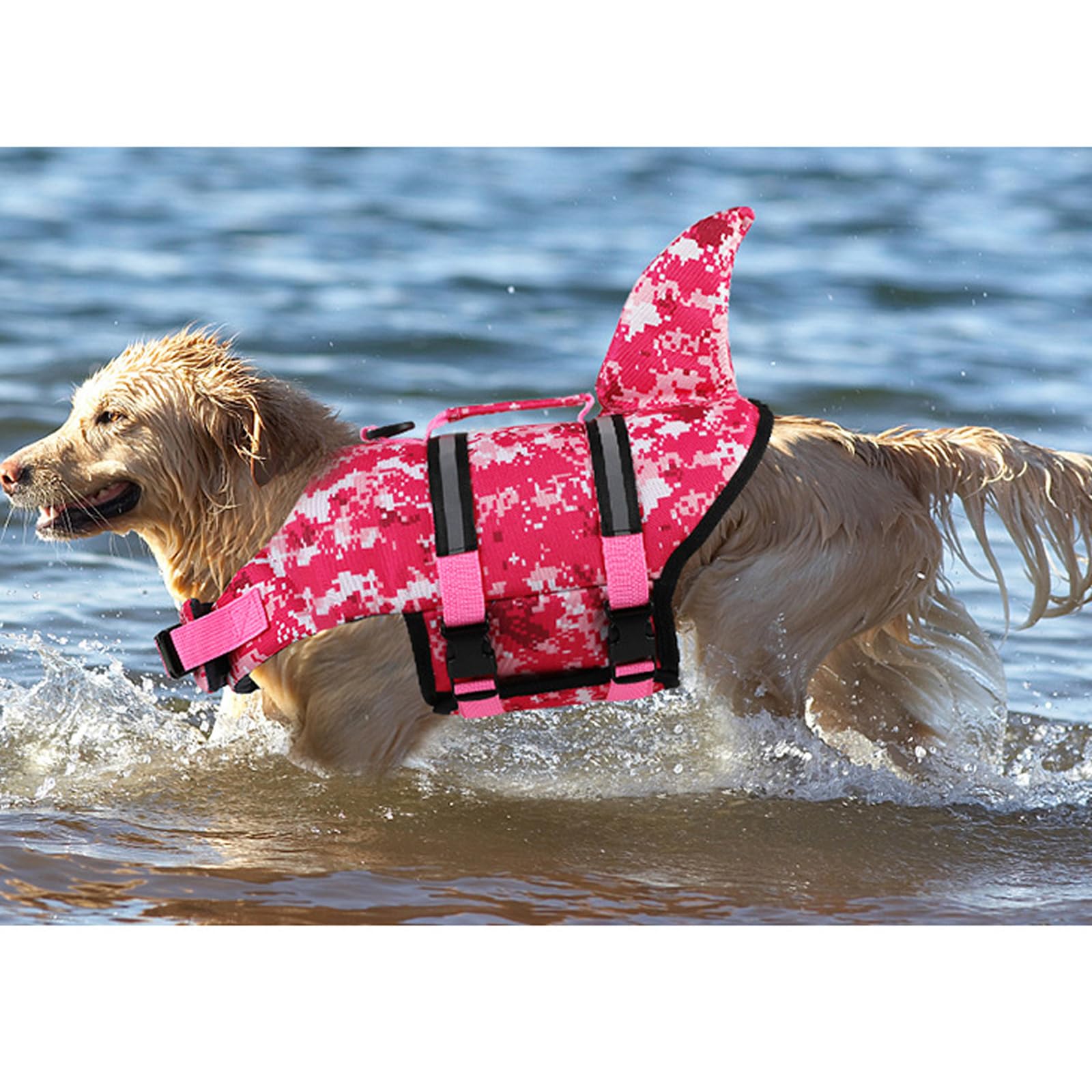 Chalecos de piscina para perros más seguros para perros pequeños y grandes, chalecos salvavidas con cinturón reflectante traje de baño portátil para perros
