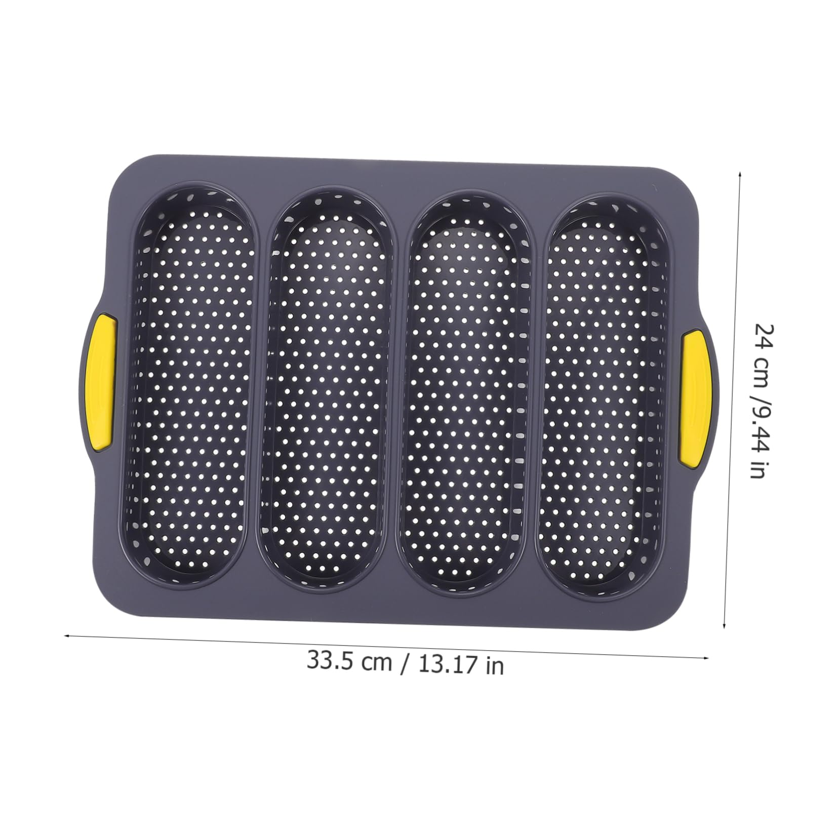 OUNONA Bread Baking Pan Silicone Cake Tray French Loaf Bread Mold Easy Demold