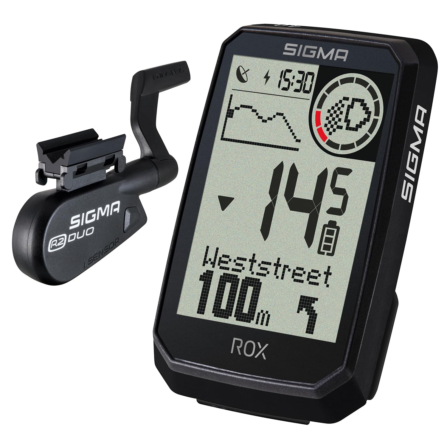 SIGMA ROX 4.0 Endurance inkl. R2 Duo Speed/Cadence Combo Sender (Ant+/BLE)
