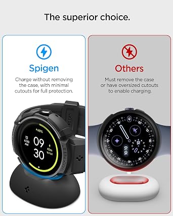 Spigen Rugged Armor Pro Case with Strap for Google Pixel Watch 5/4 45mm