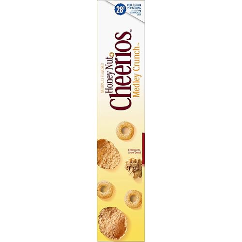 Vista 50 de Cheerios Cereal de desayuno sin gluten de avena integral, bolsa de 2.2 onzas (paquete de 5)