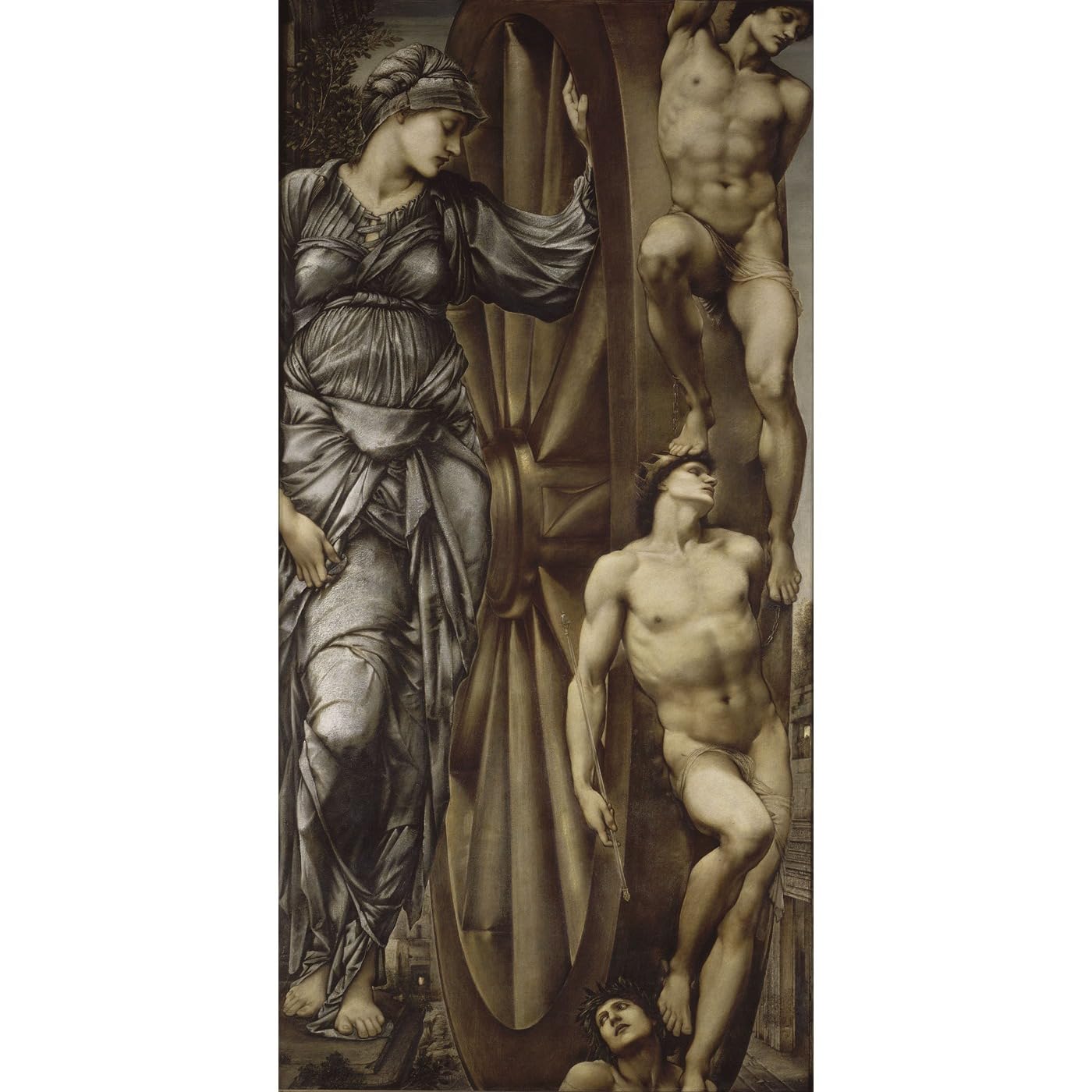 Toile Roue de la Fortune par Burne-Jones pour salon - 2