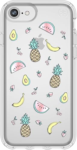 Miniatura 3 de 'Speck Products Presidio transparente + impresión Cell teléfono celular para iPhone 876S6beamingbunch MoradoTransparente