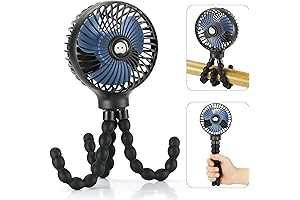 snawowo Mini Handheld Personal USB Battery Powered Portable Fan