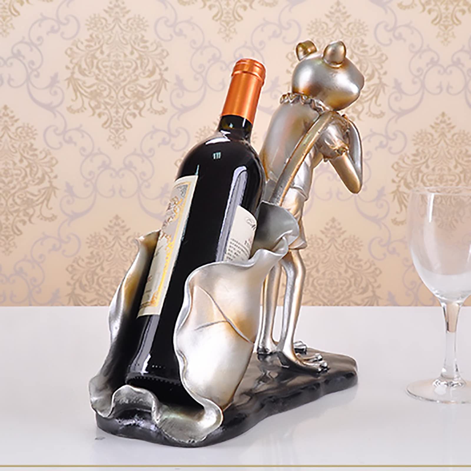 カエルのワインホルダー 置物