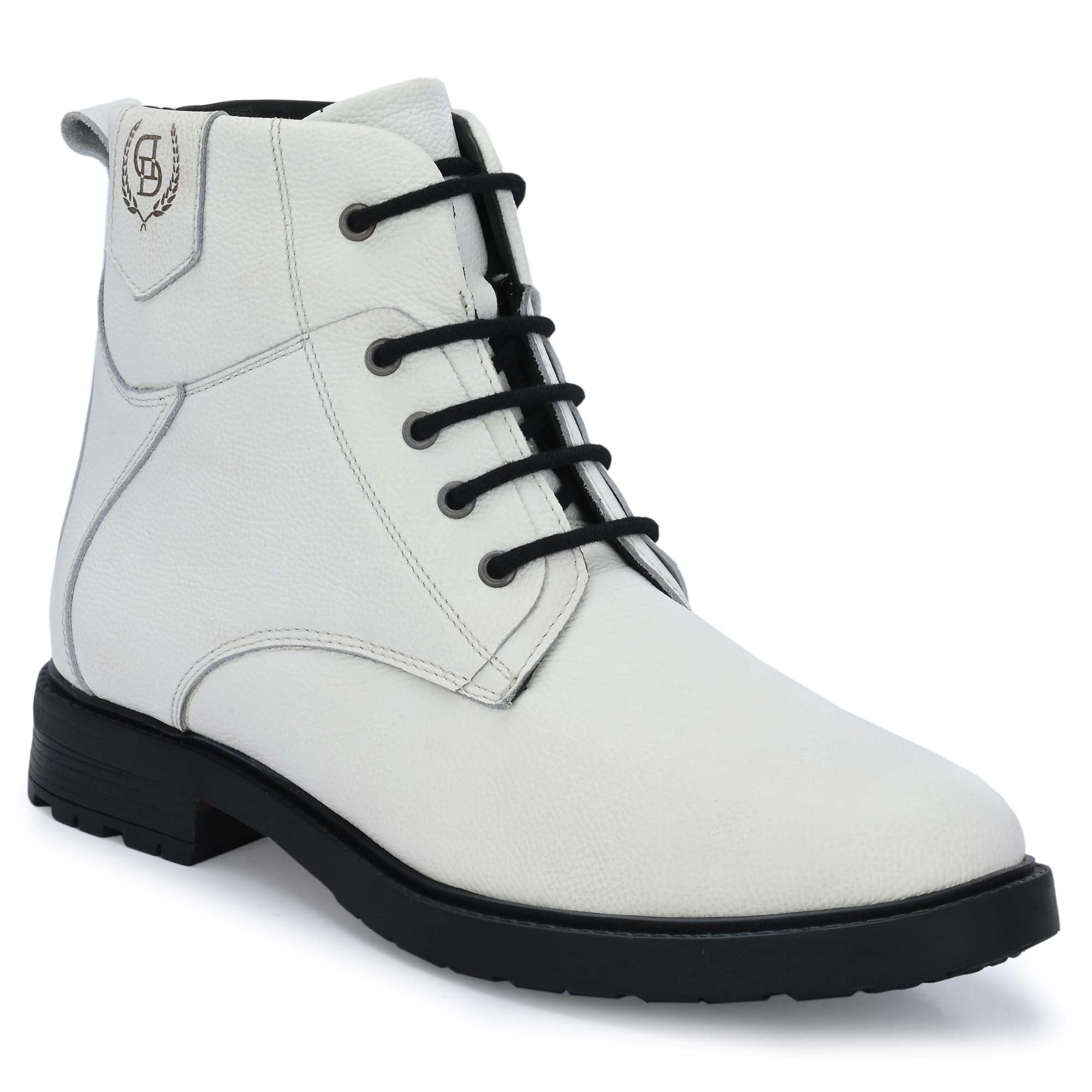 GALEX Leather Boots for Men | Trendy, Stylish & Casual Boots White (CBM-2864-WHT-8) (B0CVQH2C99) Amazon Price History, Amazon Price Tracker