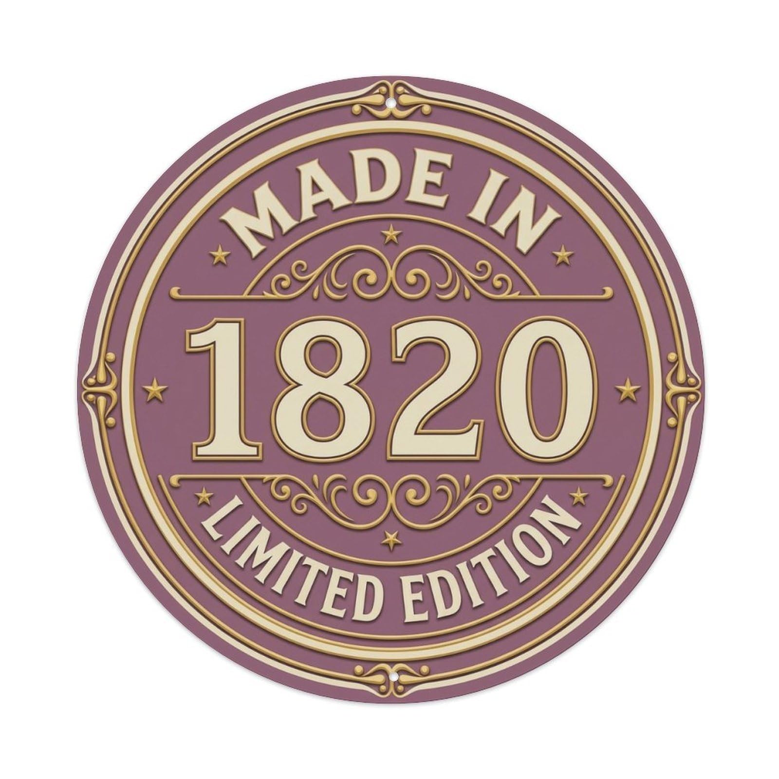 Okahys 8X8inch(20X20cm) Made In 1820 Limited Edition Metal Tin Sign
