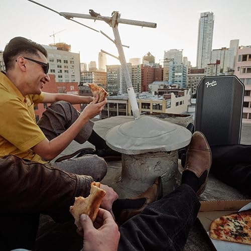 Miniatura 5 de Fender x Teufel ROCKSTER AIR 2 Altavoz Bluetooth portátil Potente sonido y graves, batería de 58 horas, fiestas y eventos, entradas de micrófono y