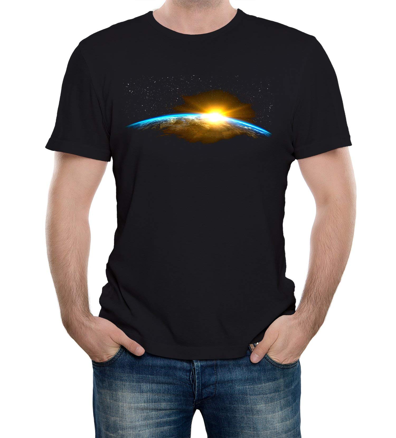 Men's A New Dawn Funny Science Space T-Shirt