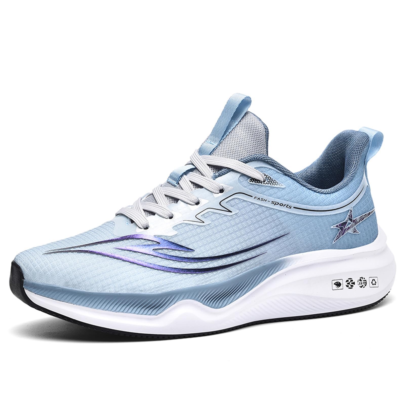 Zapatillas de deporte profesionales para hombre Marathon con placa de carbono, zapatillas deportivas transpirables, cómodas, ligeras, fitness al aire libre, EU39-50