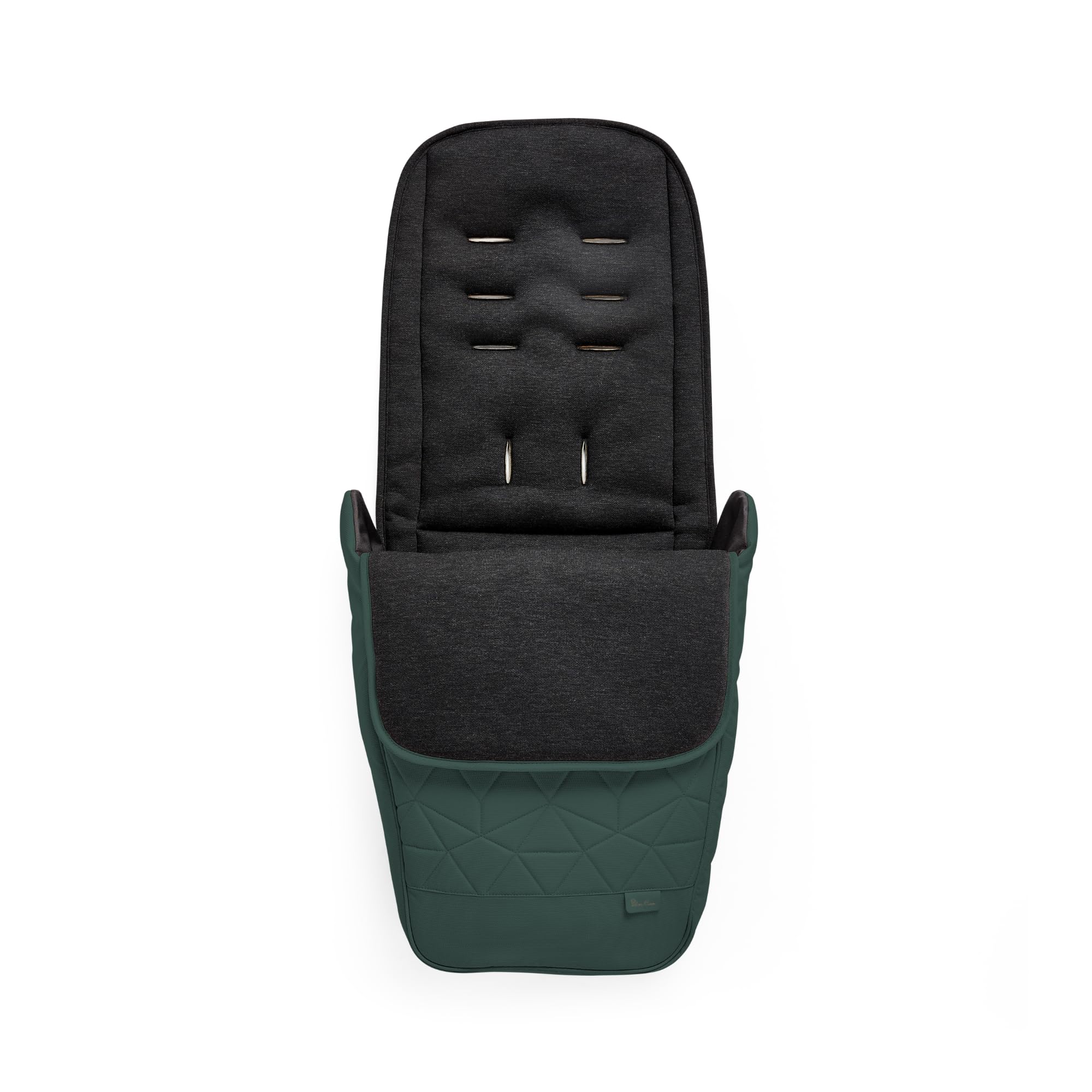 Silver Cross - Clic 2 Footmuff - Pram Accessories - Stroller Footmuff - Foot Warmer - Water Resistant - Conifer