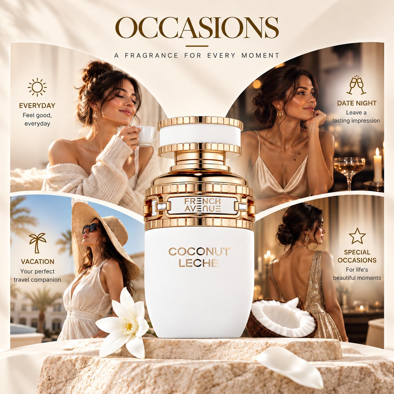 Amazon.com : French Avenue Coconut Leche EDP 80ml : Beauty