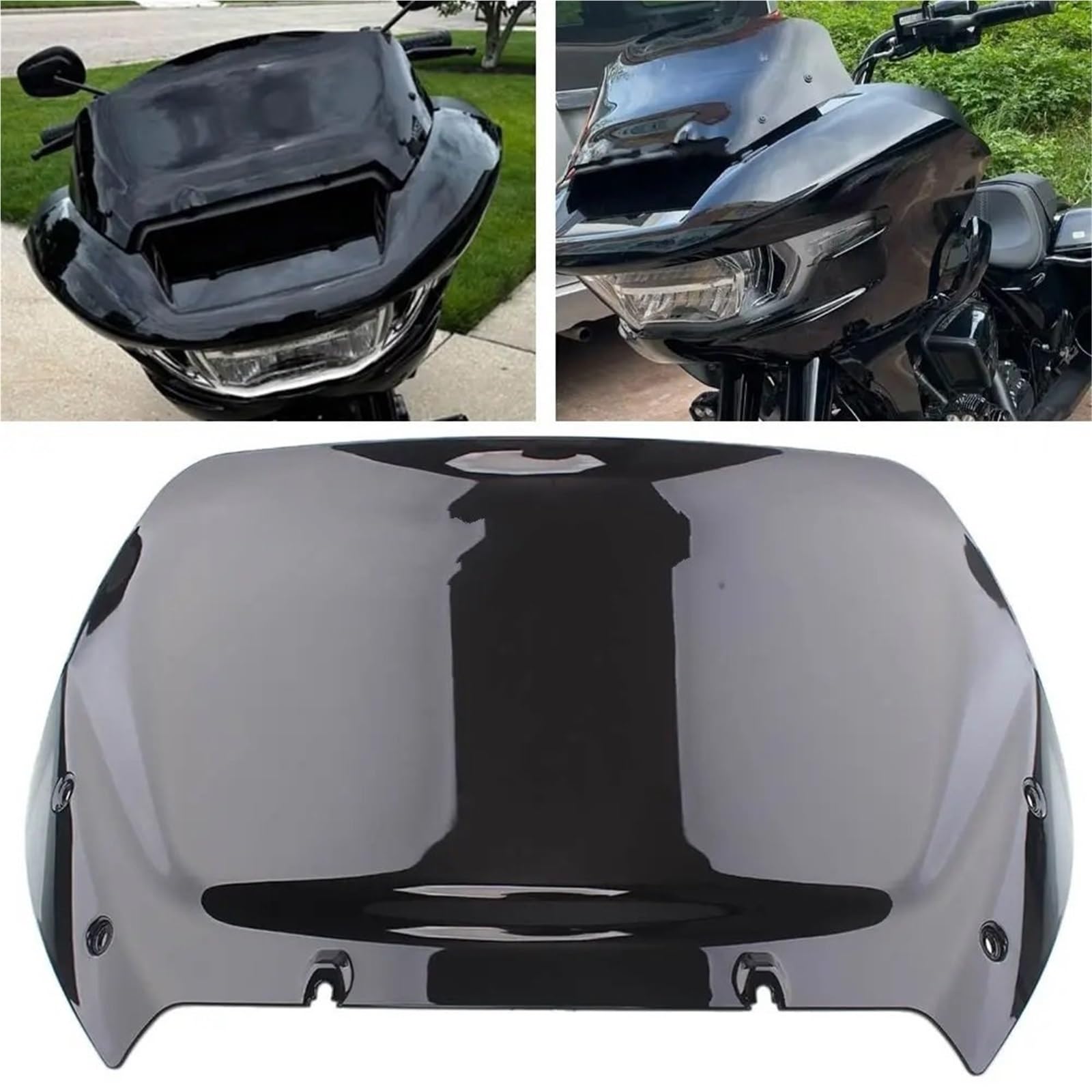 powietrzadeflektor Osłona przednia szyby motocyklowej, deflektor wiatru, szyba przednia pasująca do Harley Road Glide FLTRX FLTRXSE 2023+ Deflektor motocykla