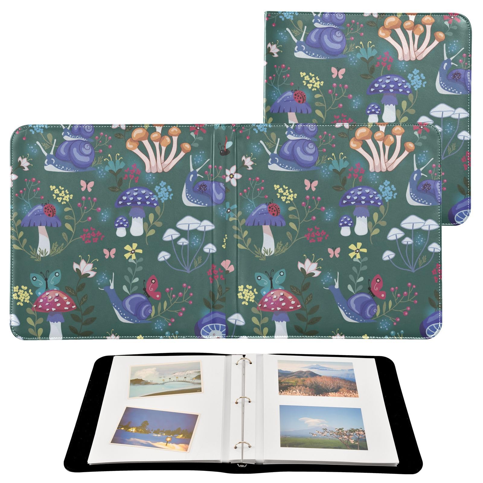 Album de scrapbooking en cuir pour ajouter ou retirer librement les pages intérieures