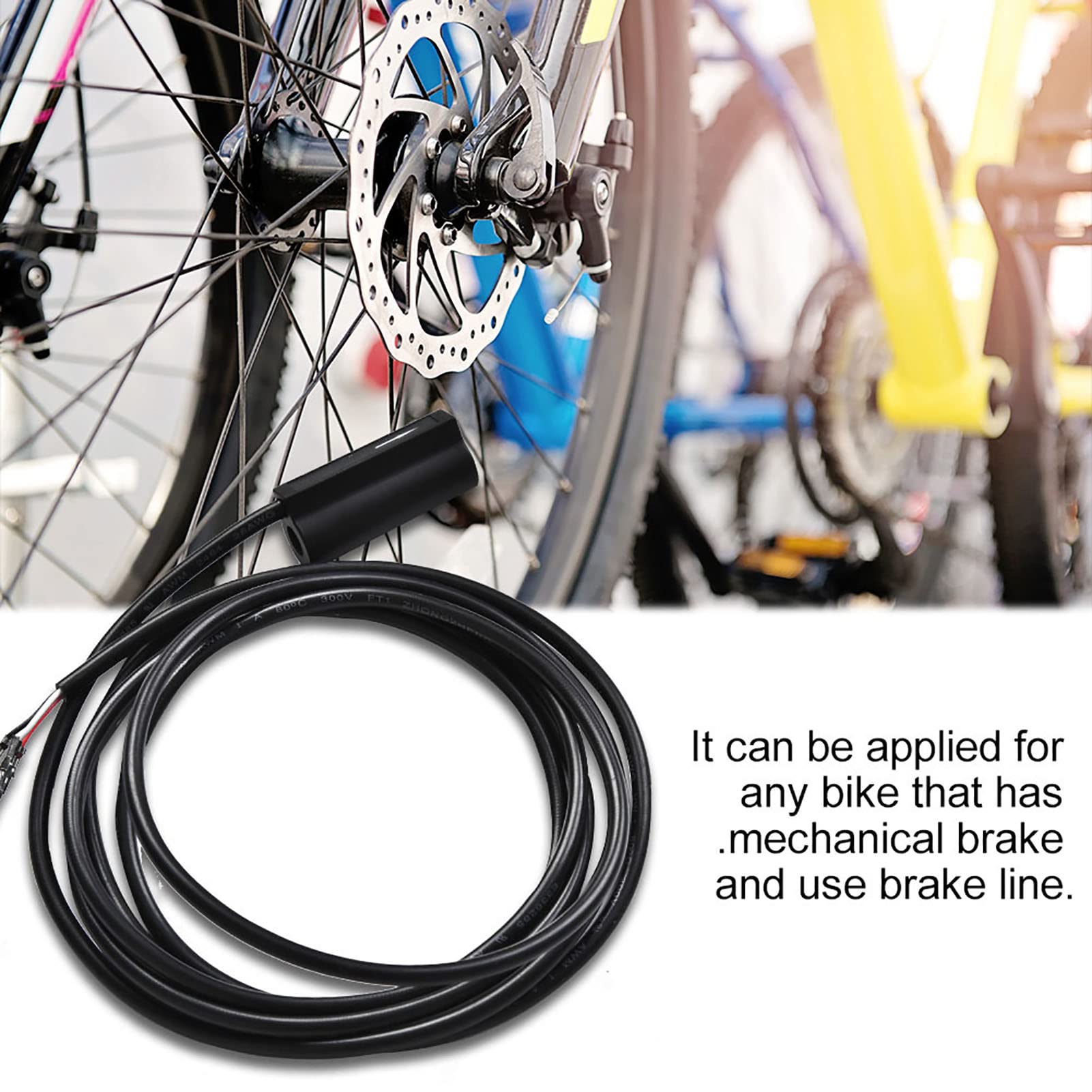 Câble Capteur De Frein Pour Vélo électrique - Compatible 12V-72V, étanche, Pour Freins Mécaniques/hydrauliques - 7