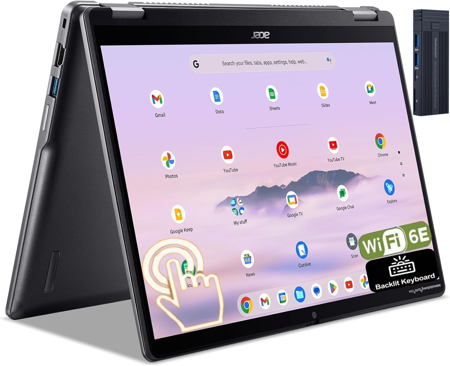 Amazon.com: Acer Chromebook Plus Spin 514 2-in-1 14