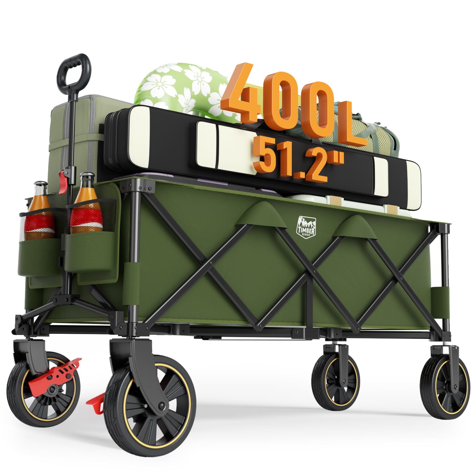 TIMBER RIDGE Extended Collapsible Wagon